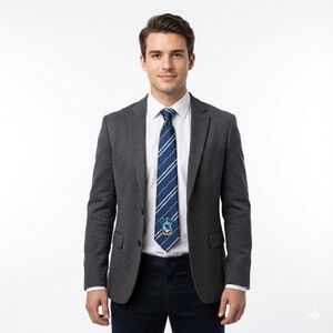 Harry Potter Ravenclaw academic necktie blue